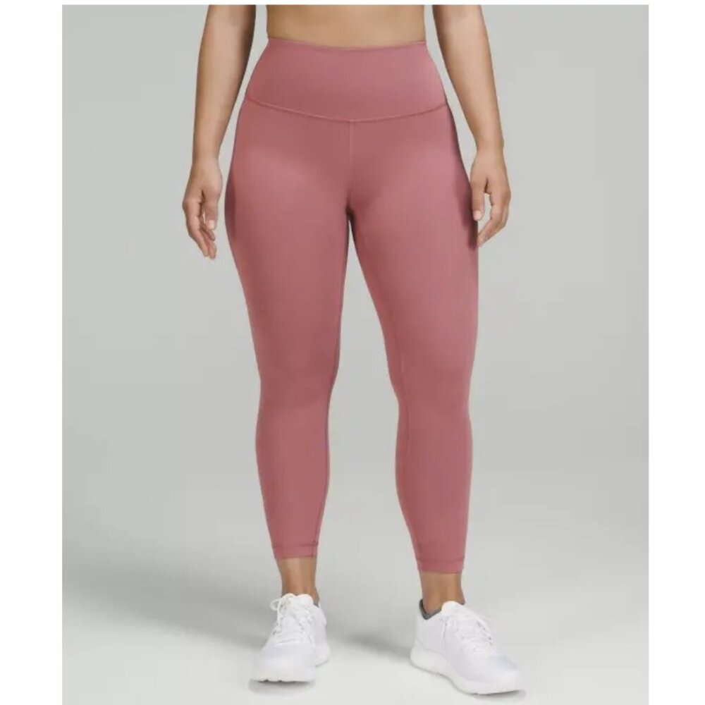 Lululemon Wunder Train Contour Fit High-Rise Tight 25" Size 14 in "Brier Rose"